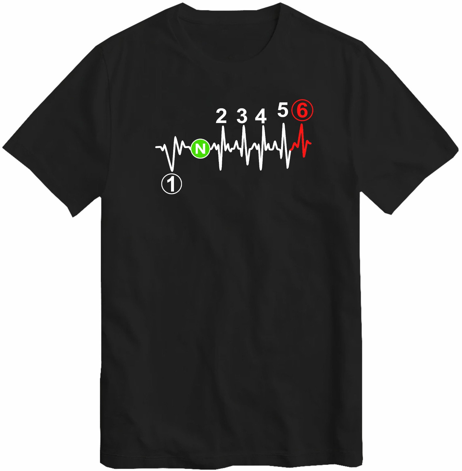 Motorcycle Gear Up Down - Camiseta de Motociclista 1N23456 con Diseño
