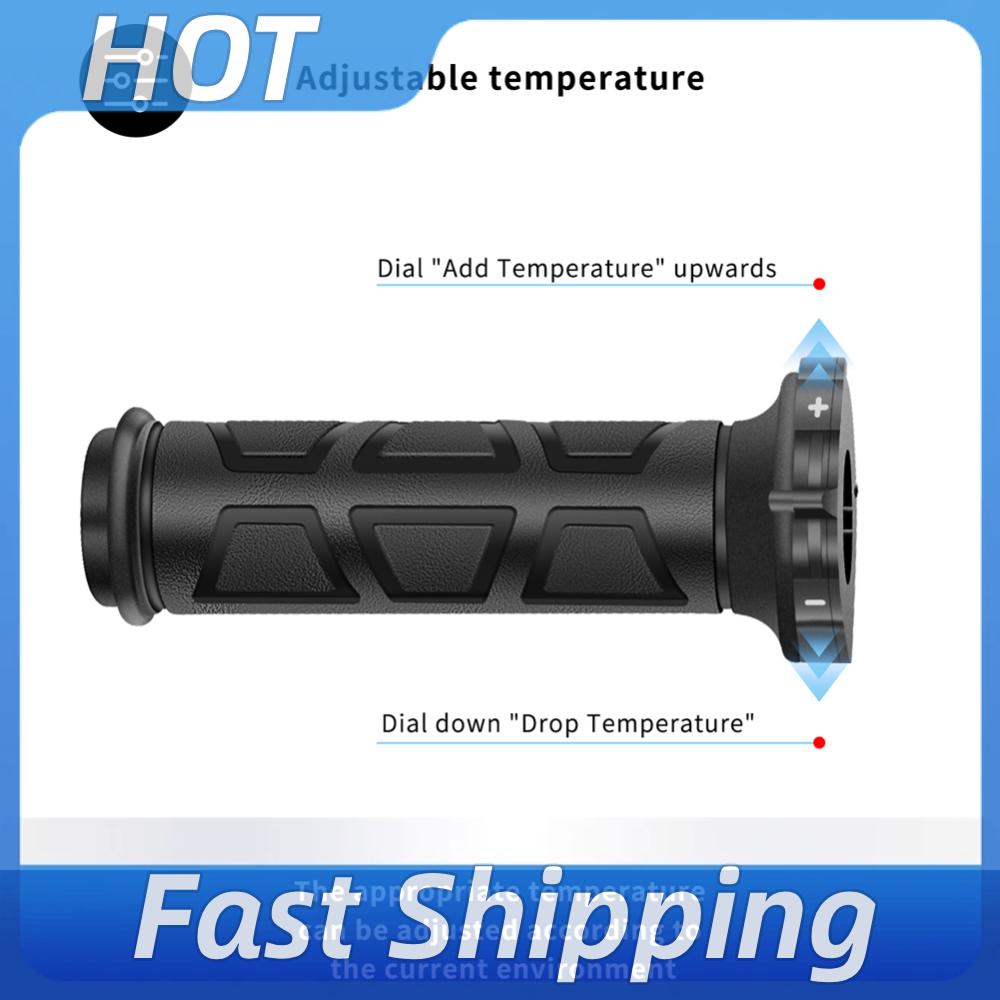 Handlebar Grip Heated - Puños Eléctricos Moldeados Impermeables de 22mm