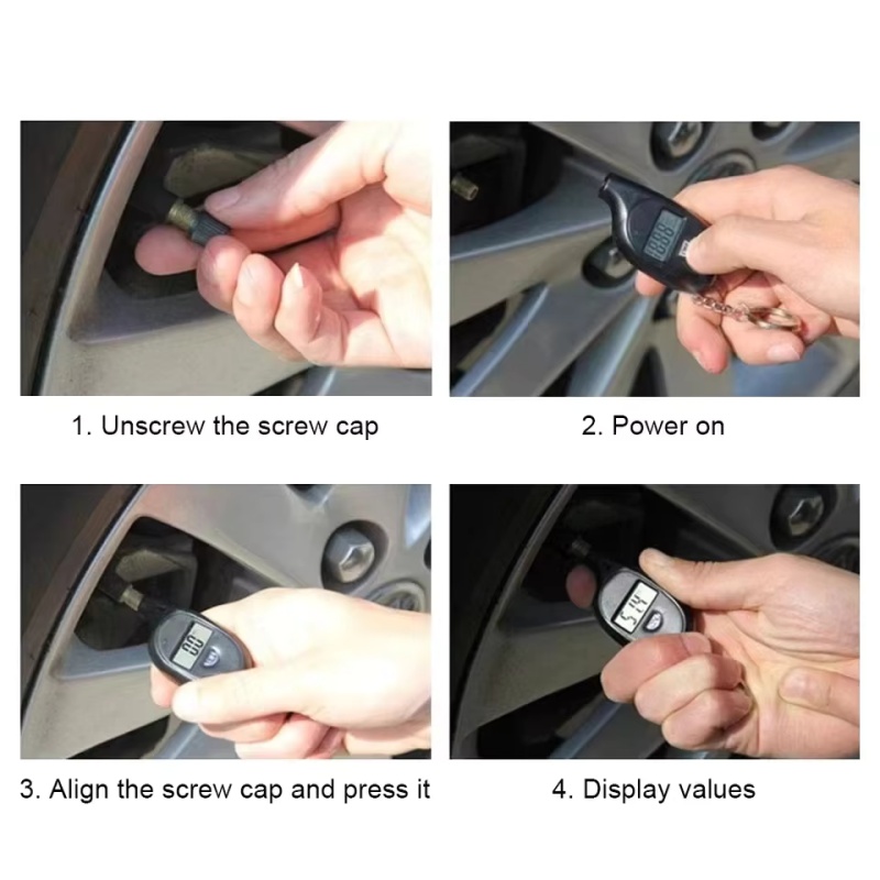Tyre Pressure Gauge - Medidor de Presión de Neumáticos Digital