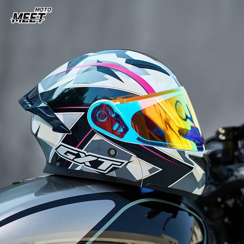 Motorcycle Gear Up - Cascos integrales aprobados por el DOT,