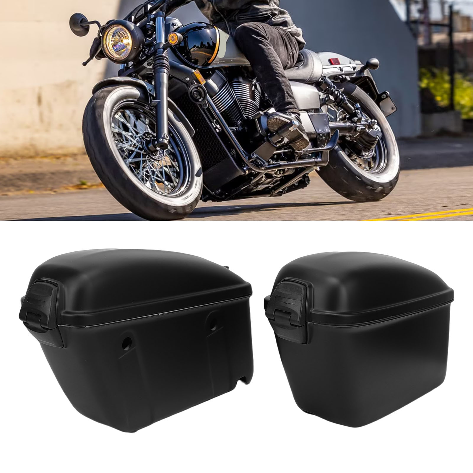Motorcycle Gear Backpack - Alforjas Rígidas para Motocicleta de 22L