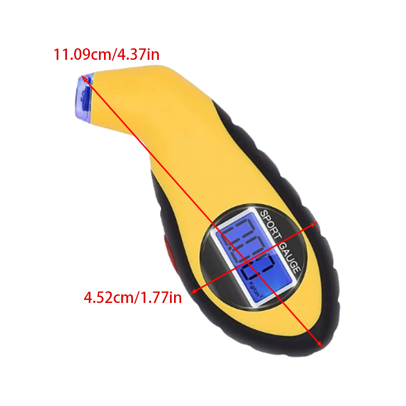 Medidor Digital de Presión de  - Tyre Pressure Gauge reseña y precio