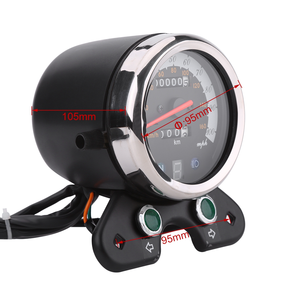 Velocímetro Universal para mot - Motorcycle Gear Display reseña y precio