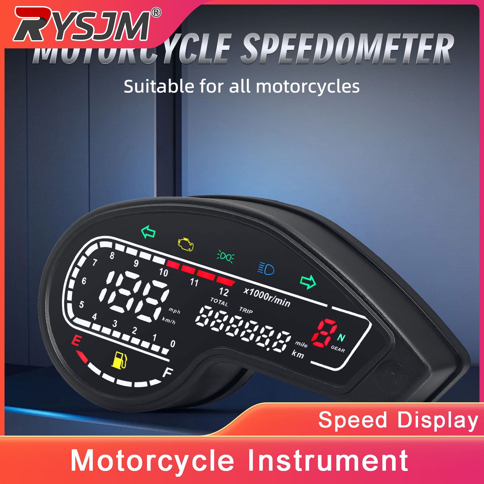 Velocímetro Digital LED para M - Motorcycle Gear Display reseña y precio