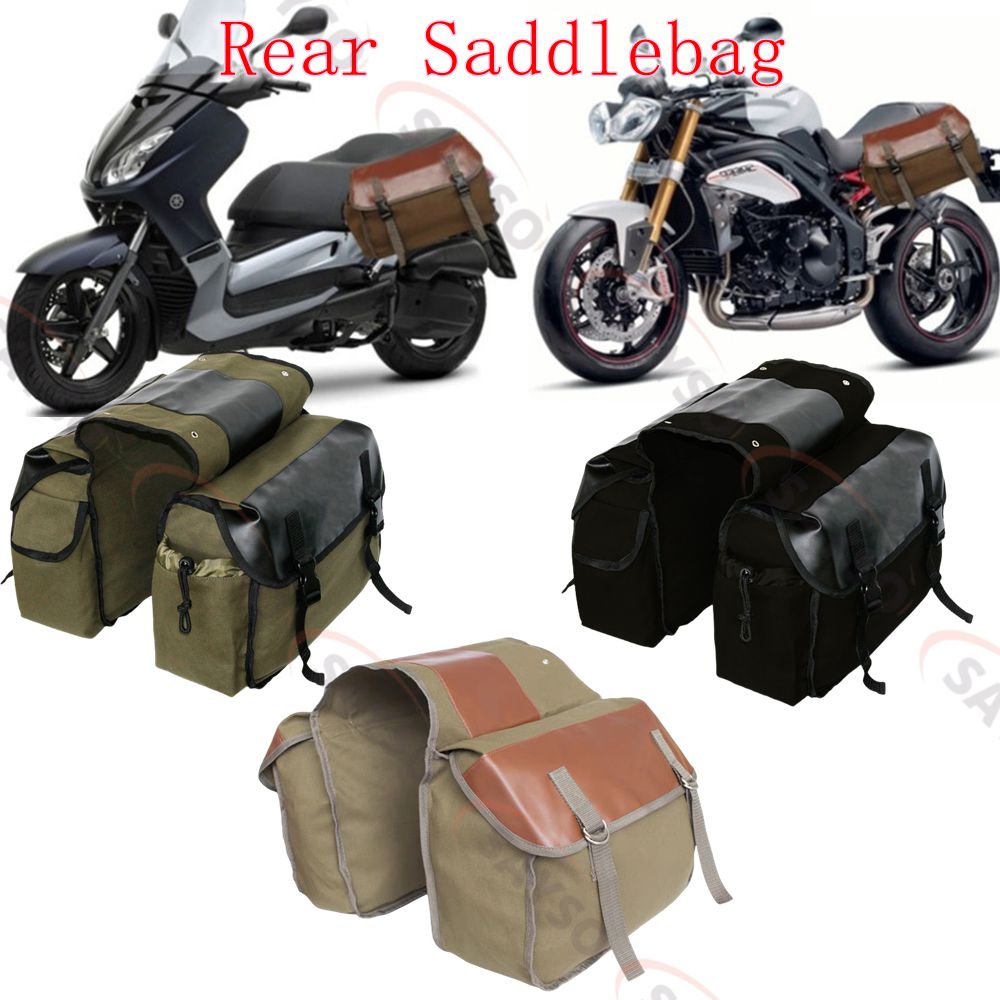 Alforja trasera de cuero de lo - Motorcycle Gear Backpack reseña y precio