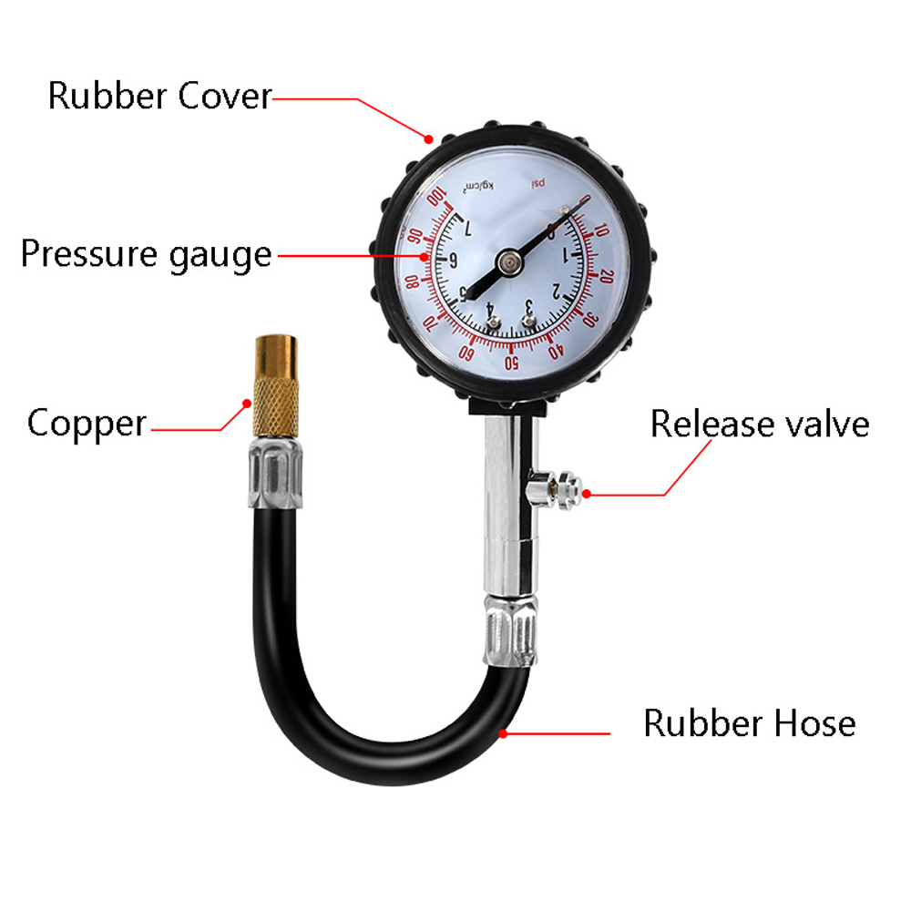 Probador de presión de aire de - Tyre Pressure Gauge reseña y precio