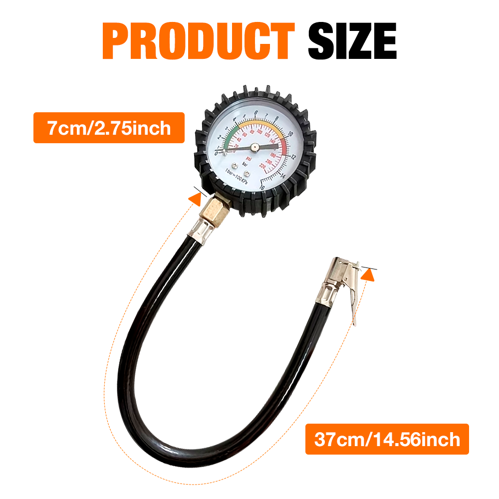 Probador de presión de aire pa - Tyre Pressure Gauge reseña y precio