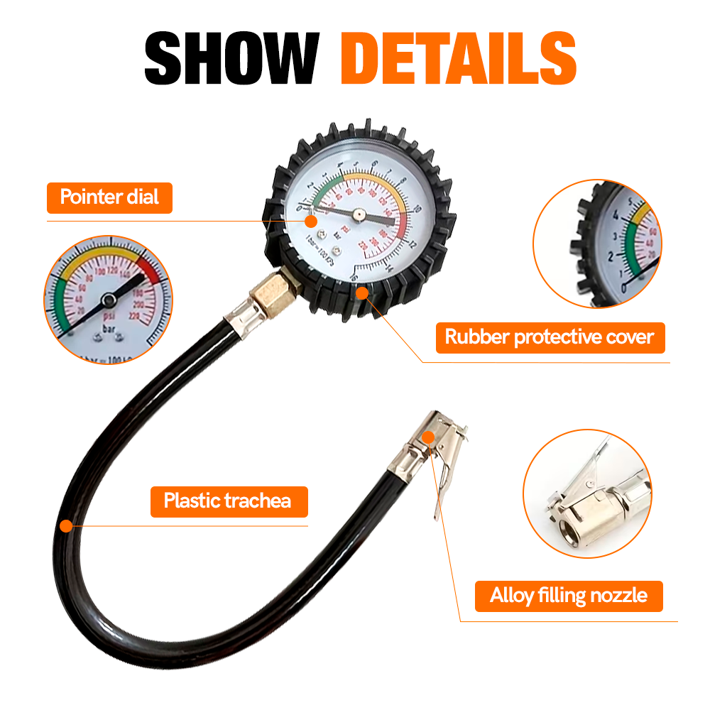 Probador de presión de aire pa - Tyre Pressure Gauge reseña y precio
