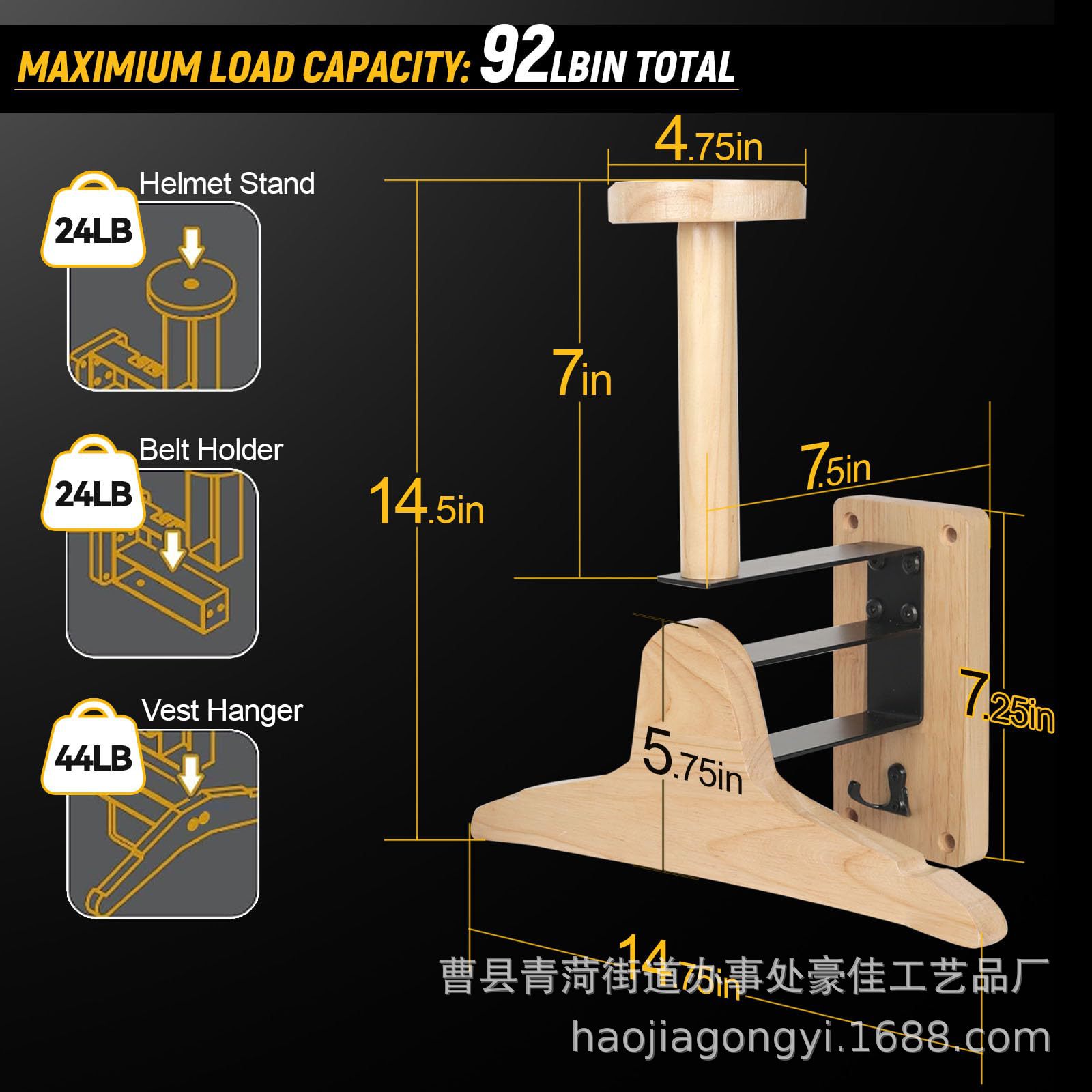 Estante de Almacenamiento Táct - Motorcycle Gear Wall Mount reseña y precio
